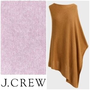 NWT Lilac Frost Triangle Sweater Poncho J. Crew